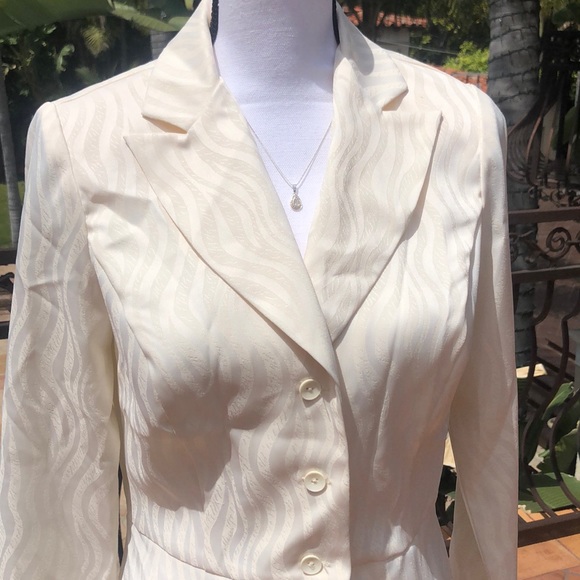 Off White Ruby Rox Zebra Print Jacket - Picture 2 of 7